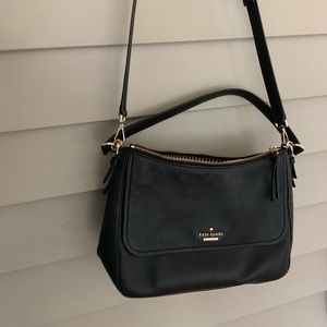Kate Spade black leather bag